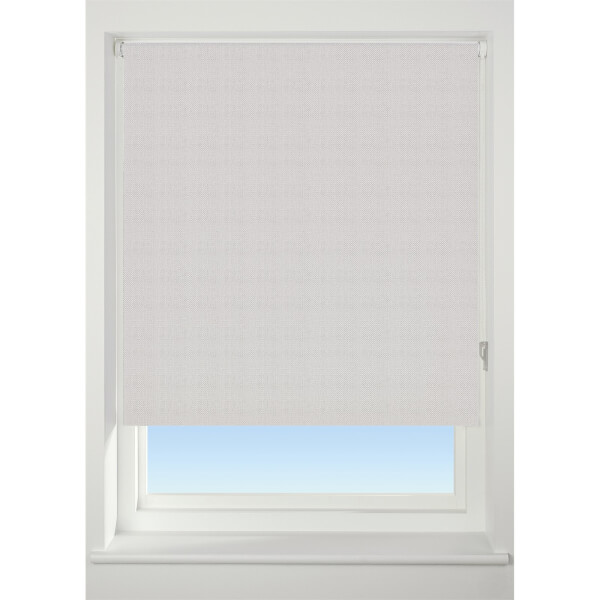 Doris Pearl Textured Roller Blind 90cm Homebase