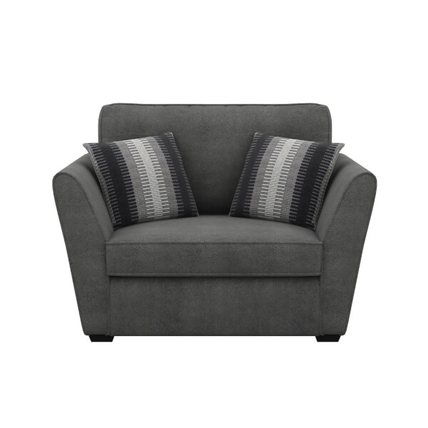 Oxford Cuddle Chair Grey Homebase