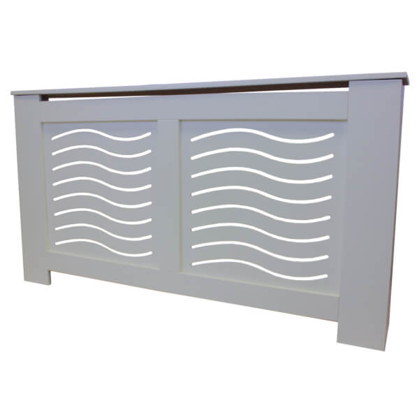 Wave Grey Radiator Cover Large Homebase