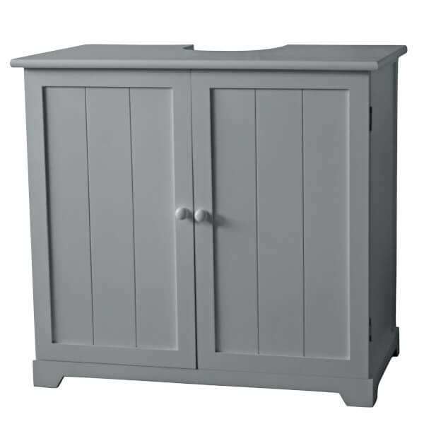 Classic Under Sink with 2 Doors/1 Shelf Grey Homebase
