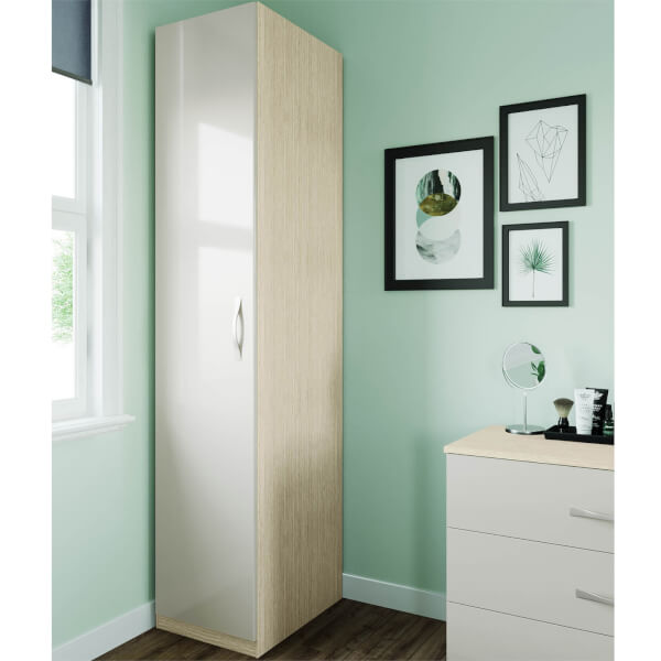 Modular Bedroom Slab Single Wardrobe Cashmere Homebase