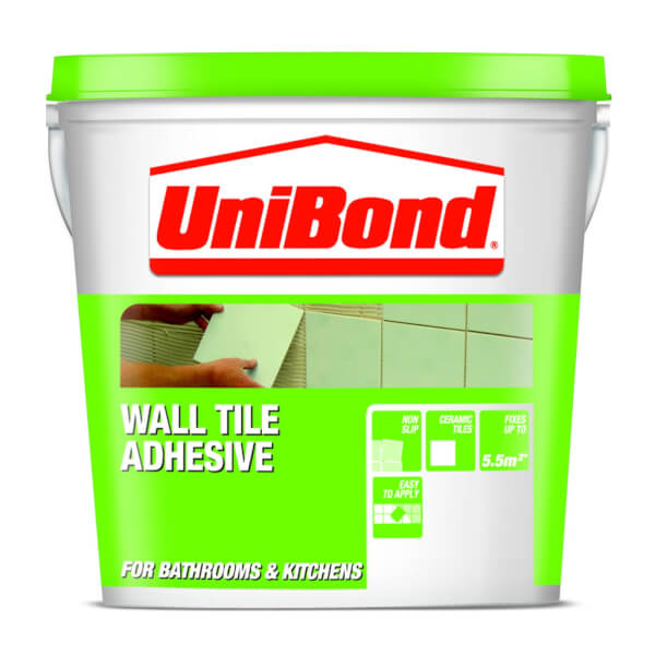 Unibond Waterproof Tile Adhesive Large Homebase