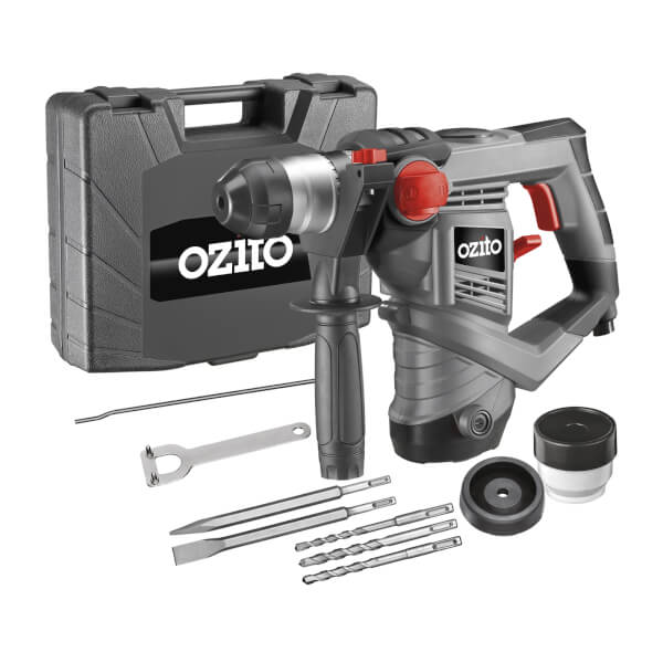 Ozito by Einhell 900W Rotary Hammer Drill Kit Homebase