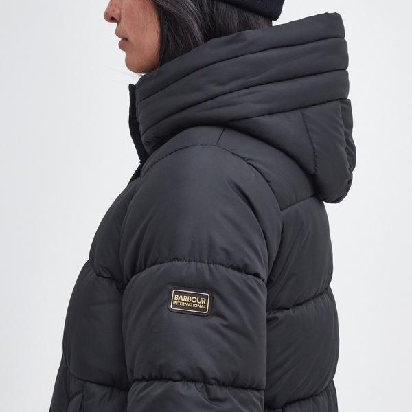 Barbour international puffer jacket store