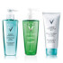 Vichy Pureté Thermale 3-in-1 One Step Cleanser, Pureté Thermale Fresh Cleansing Gel + Normaderm Deep Cleansing Purifying Gel