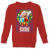 Nintendo Super Mario Happy Holidays Mario Kids' Christmas Sweatshirt - Red