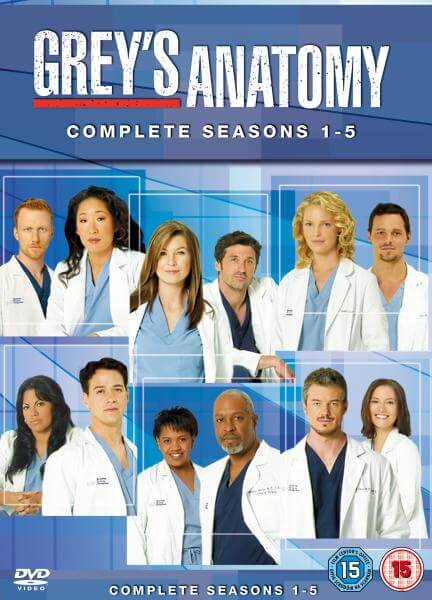 Grey S Anatomy Seasons 1 5 Complete Box Set Dvd Zavvi Uk