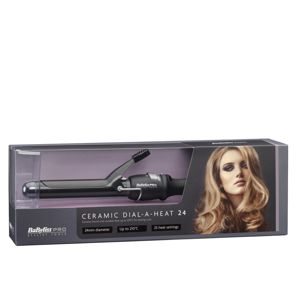 Babyliss Pro Ceramic Dial A Heat Tongs 24mm Free Shipping Lookfantastic