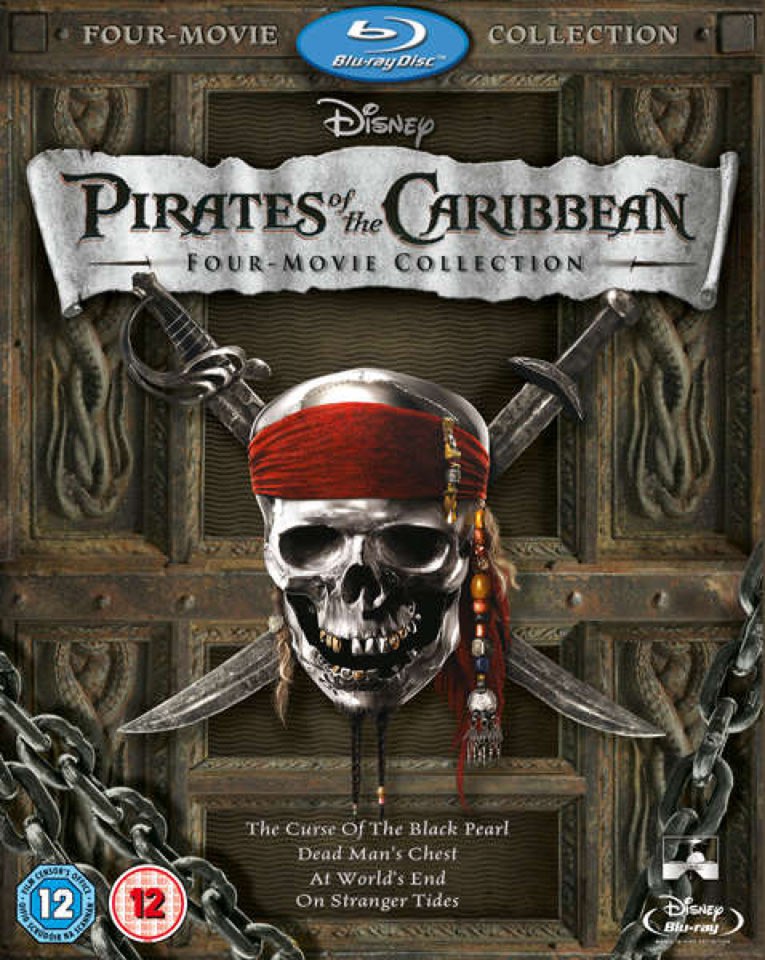 Pirates Of The Caribbean Box Set 1 4 Plus Bonus Disc