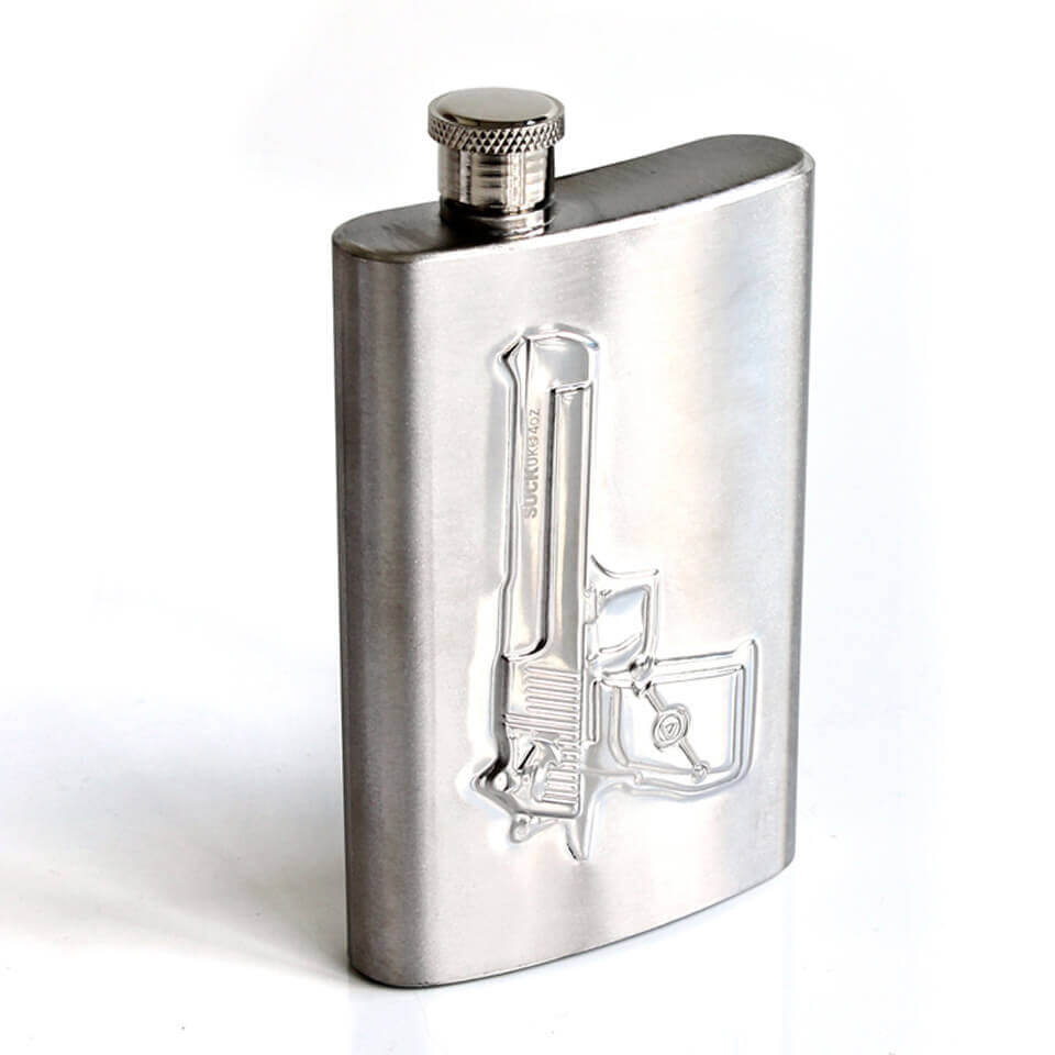 Shot Gun Flask 4oz Traditional Gifts Zavvi UK