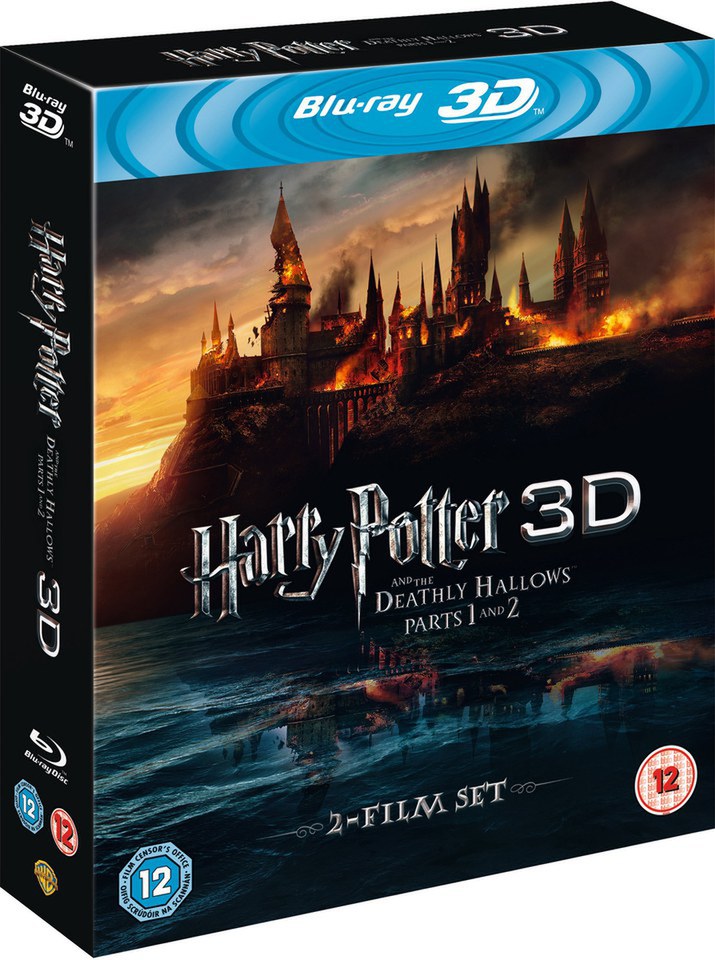 Harry Potter And The Deathly Hallows Parts 1 And 2 3d Blu Ray