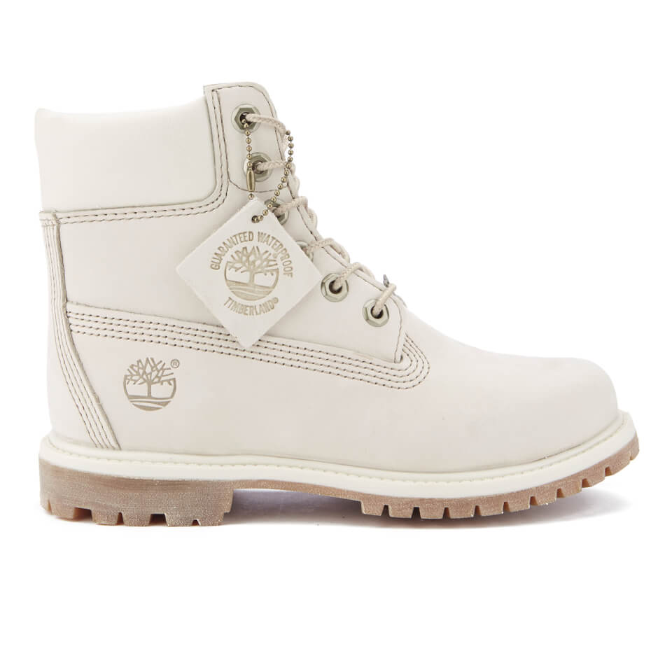Timberland Women's 6 Inch Premium Boots - Winter White Waterbuck Womens ...