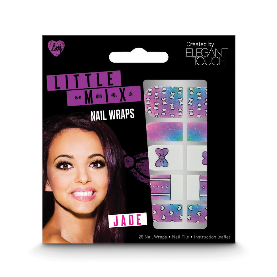 Elegant Touch Little Mix Jade Nail Wraps Hq Hair