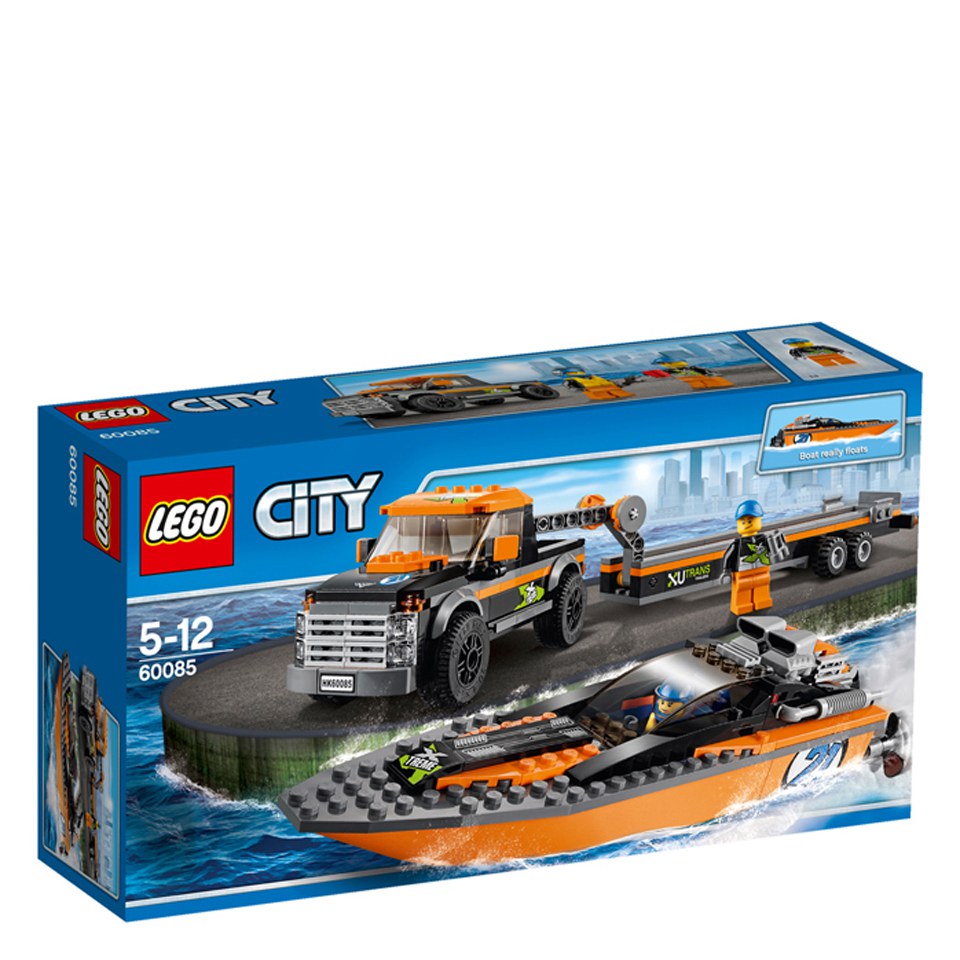 Lego City 4x4 With Powerboat 60085 Pop In A Box Us