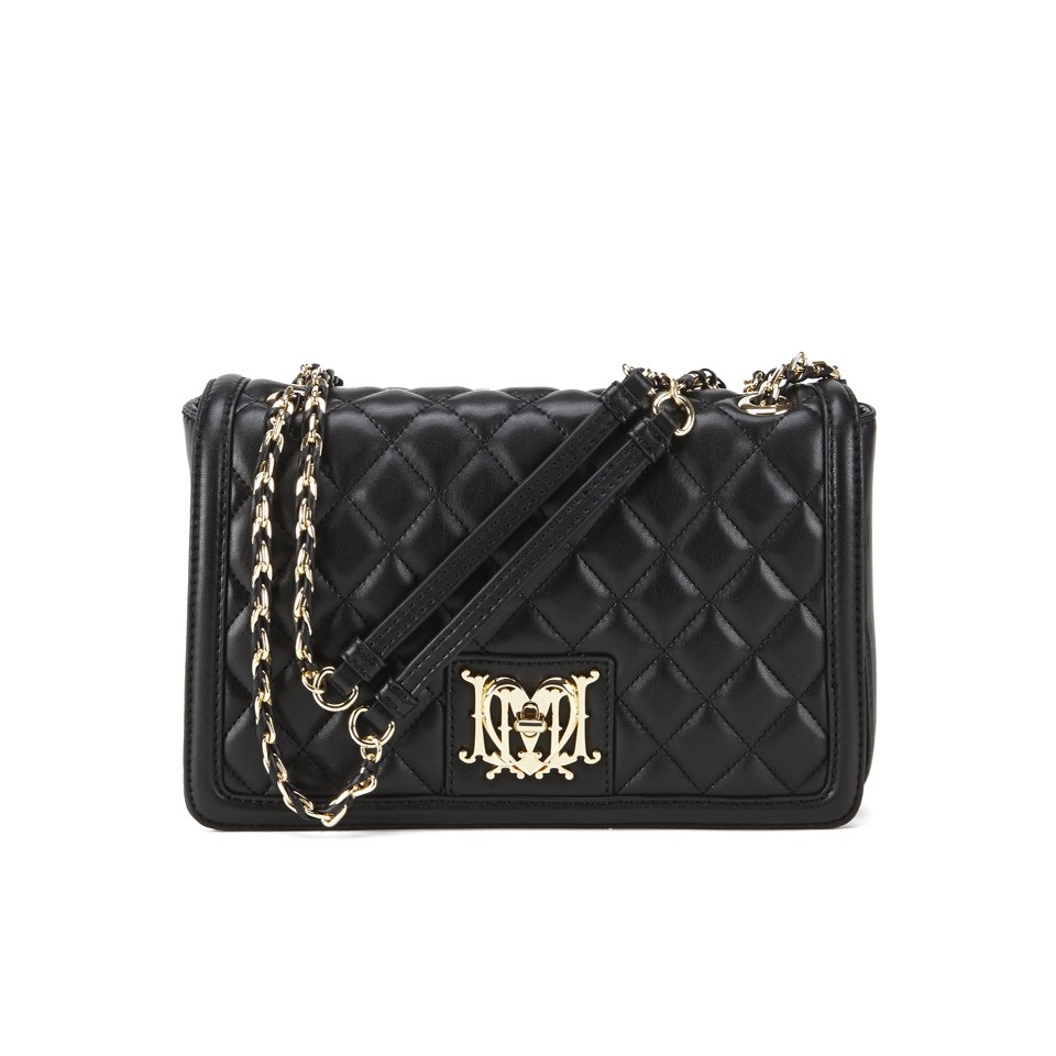 love moschino quilted cross body bag