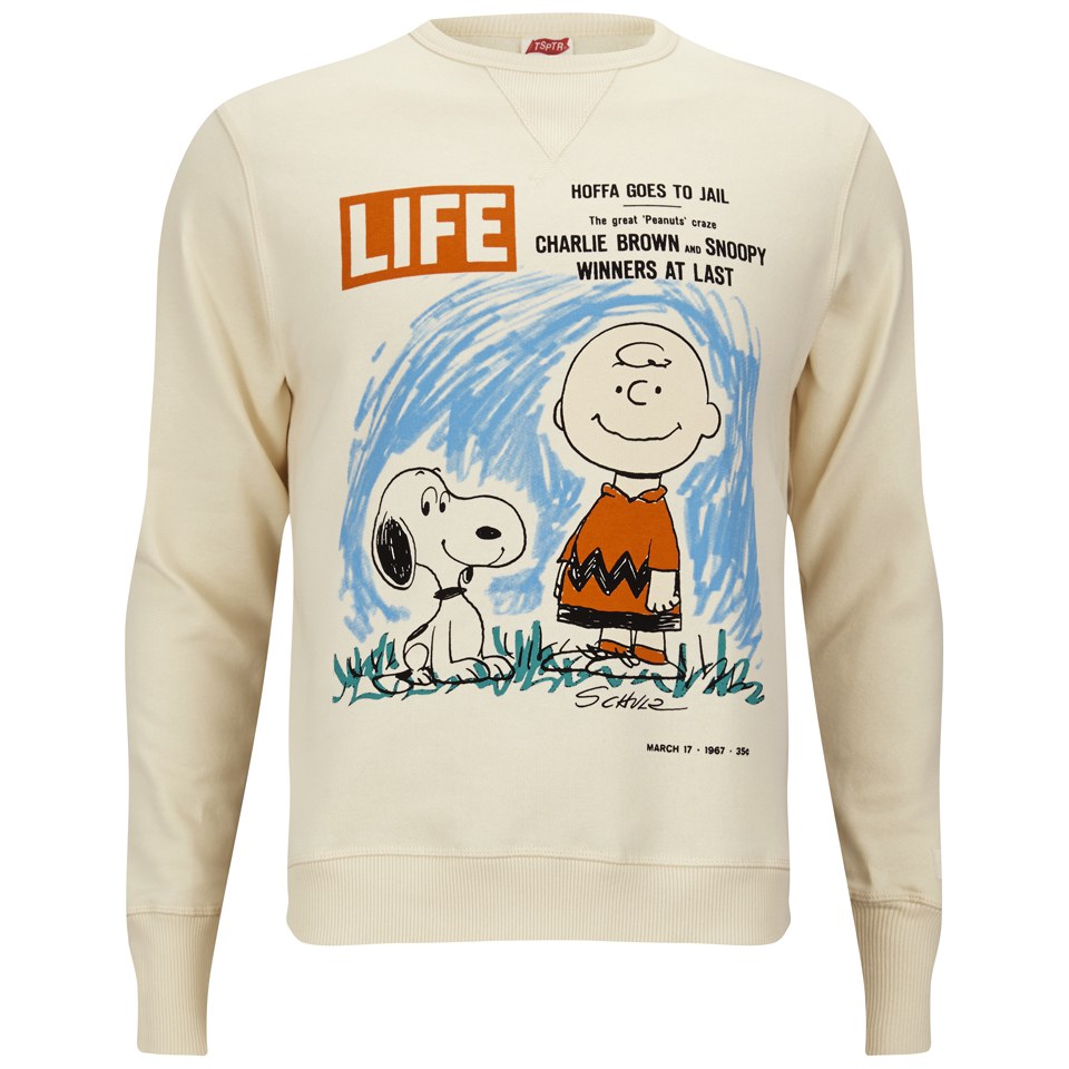 Men's peanuts sweatshirt clearance
