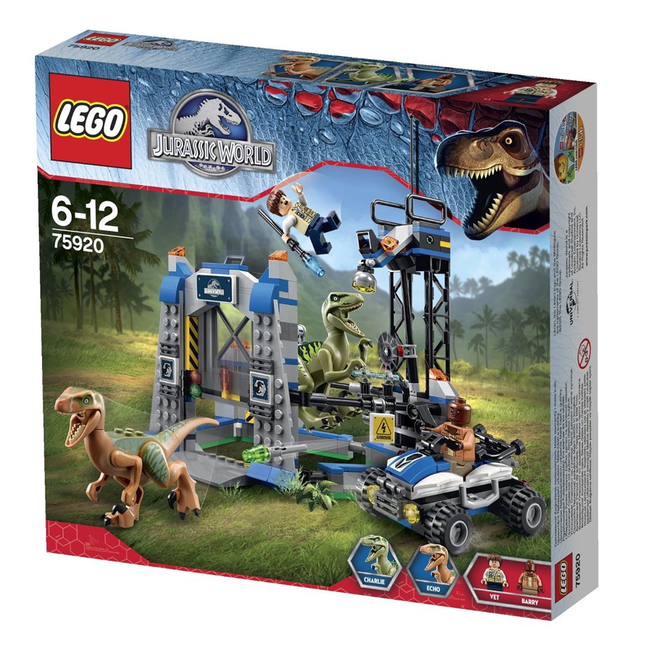 Lego Jurassic World Raptor Escape Toys Zavvi
