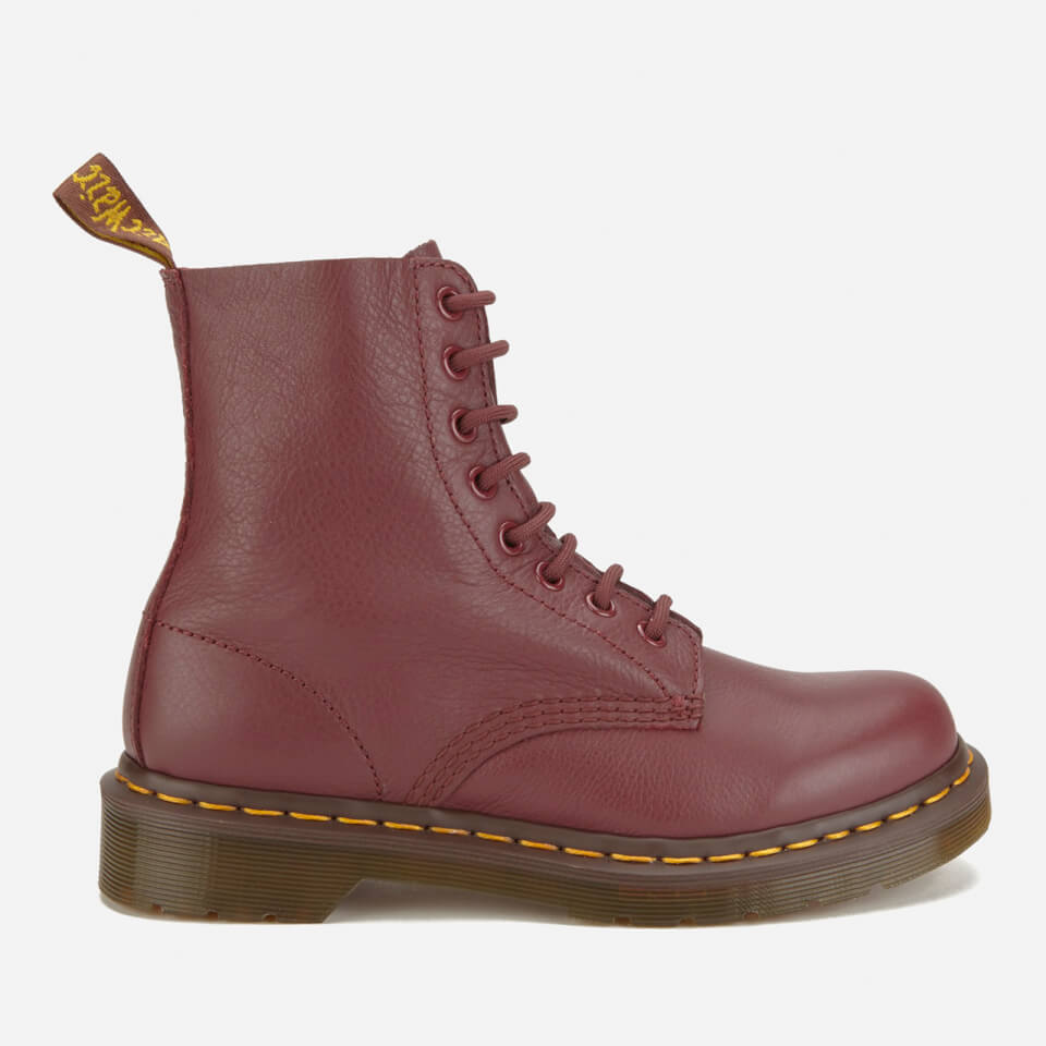 Dr. Martens Women's Pascal Virginia Leather 8-Eye Lace Up Boots ...