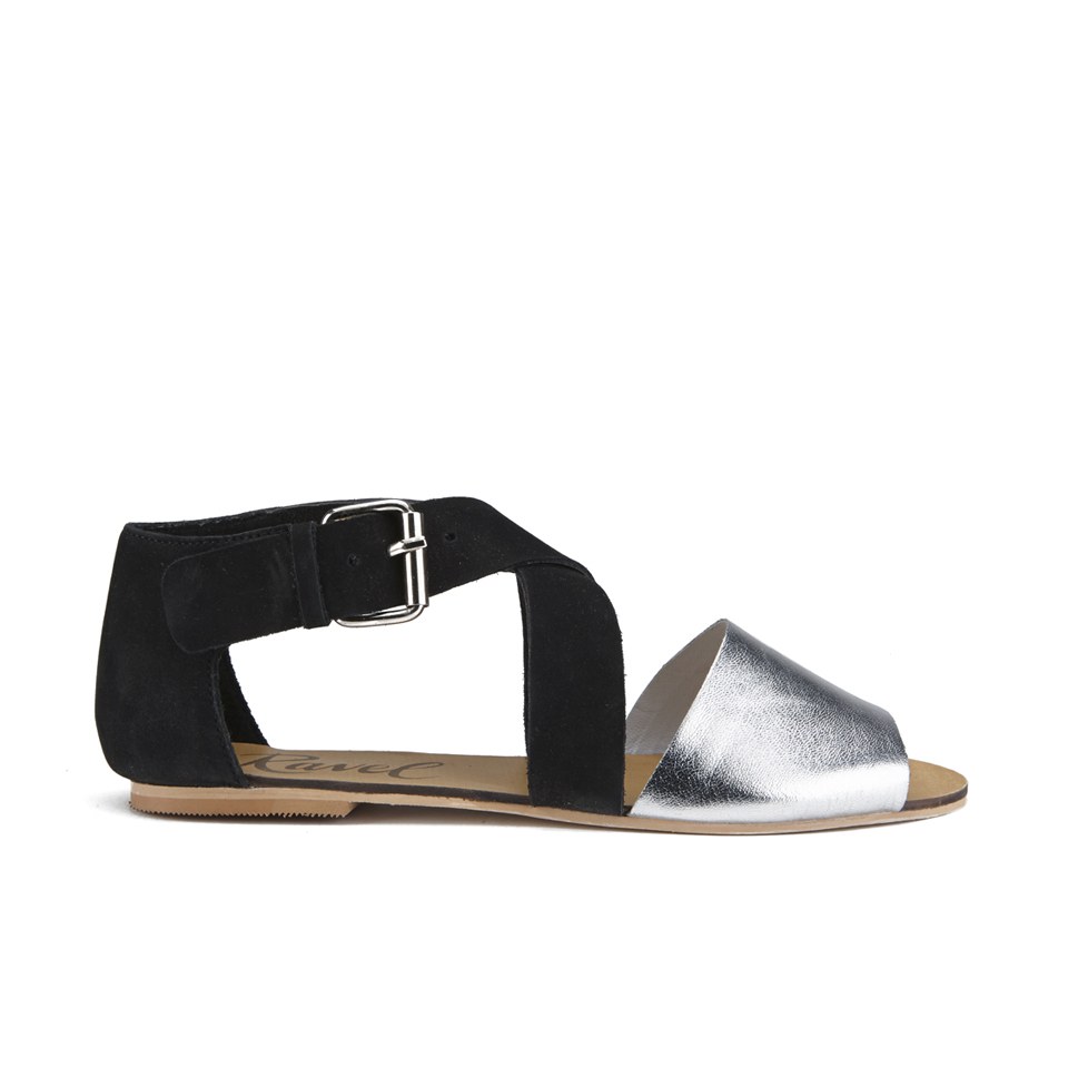 ravel silver sandals