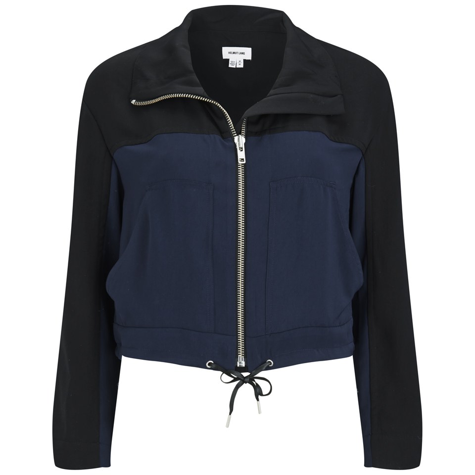 Helmut Lang Women S Solar Drape Jacket Black Navy Free Uk