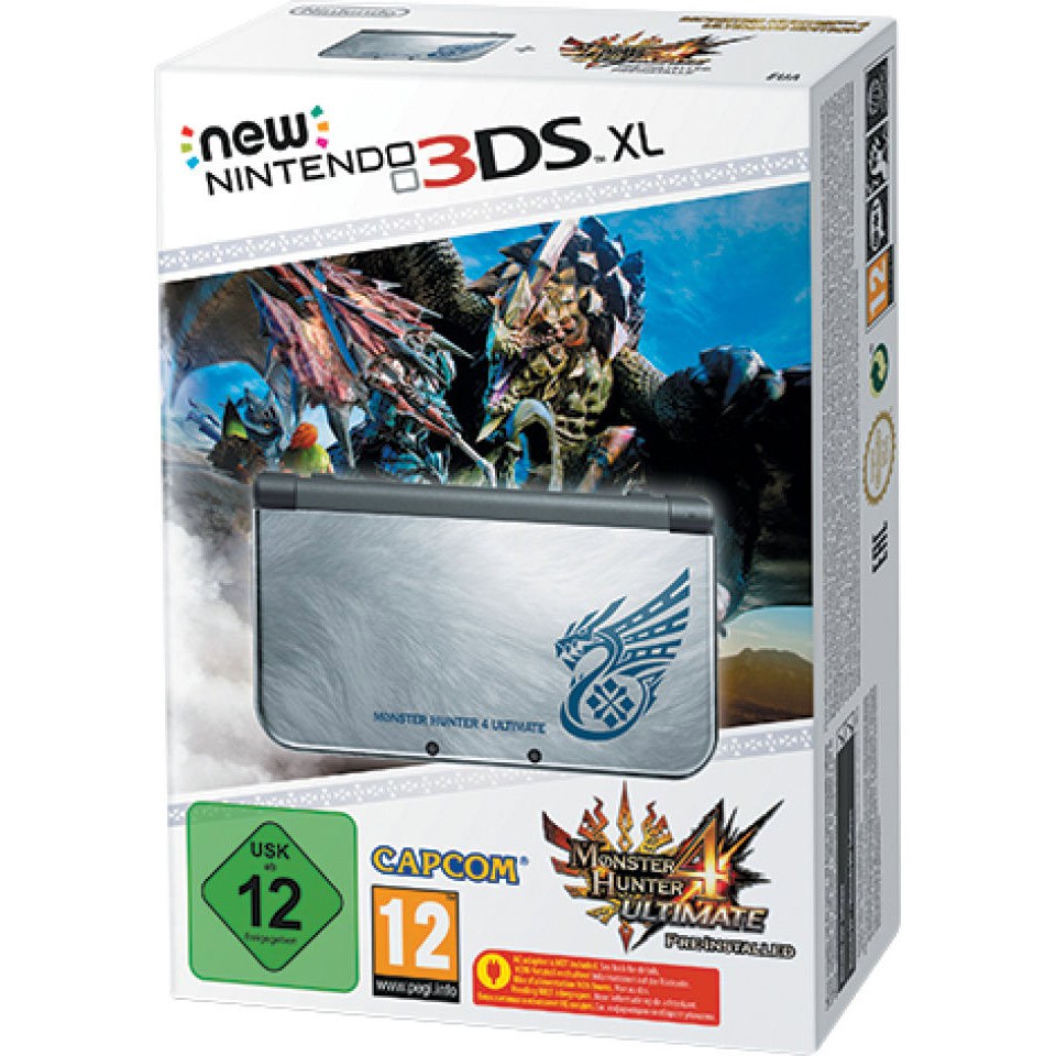 New Nintendo 3ds Xl Monster Hunter 4 Ultimate Edition Nintendo