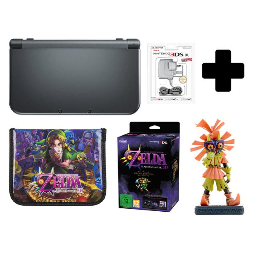 New Nintendo 3ds Xl Metallic Black Majoras Mask 3d Special Edition Nintendo Official Uk Store