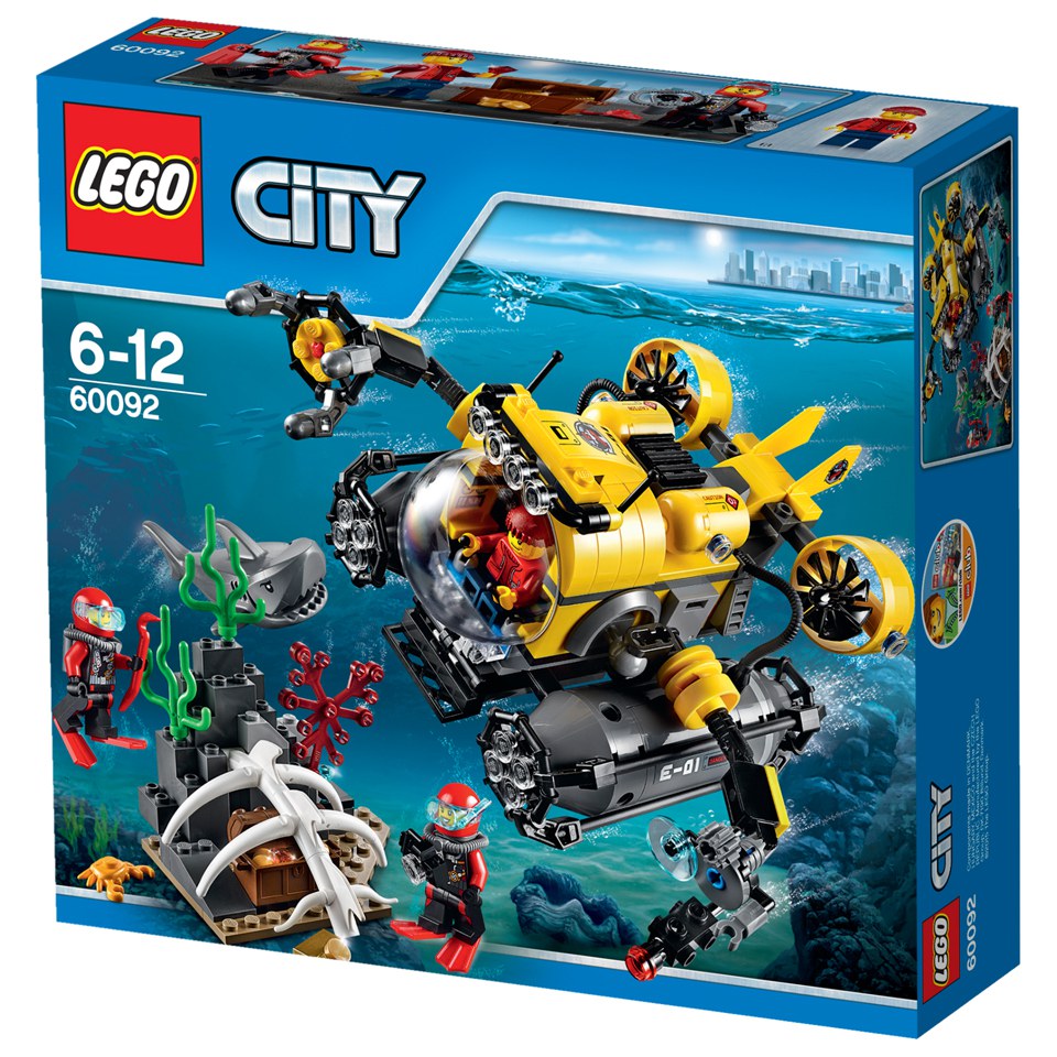 LEGO City: Deep Sea Submarine (60092) Toys | TheHut.com