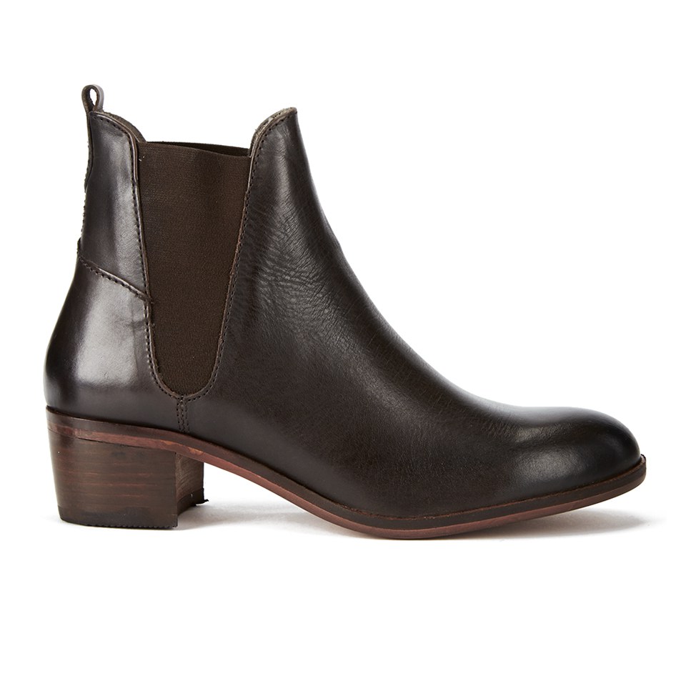 silver street chelsea boots in brown leather