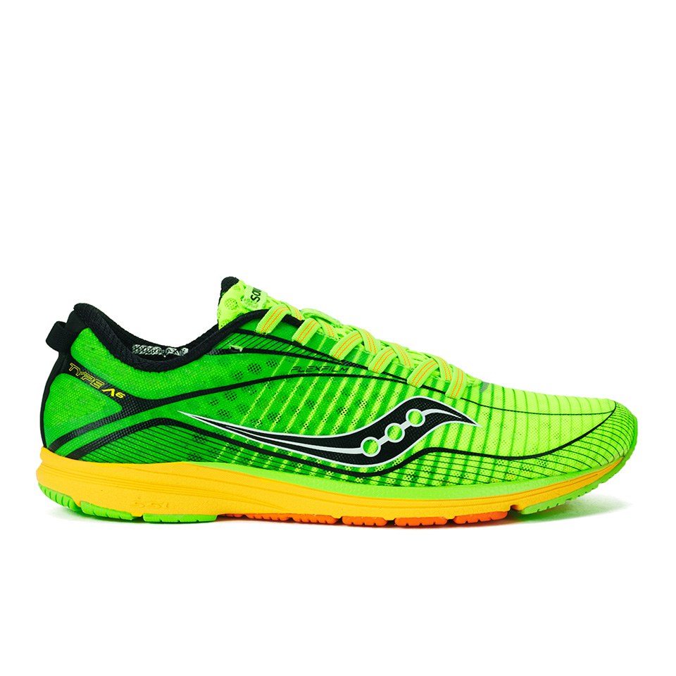 Saucony Men's Type A6 ISO Running Shoes - Green/Yellow/Black Sports ...