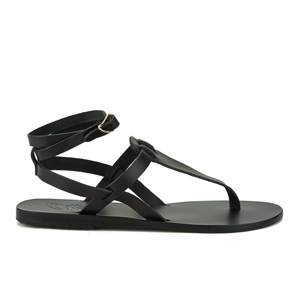 black flat sandals uk