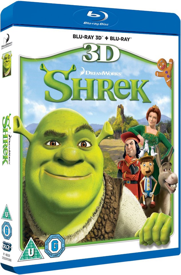 Shrek 3d Blu Ray Zavvi Uk