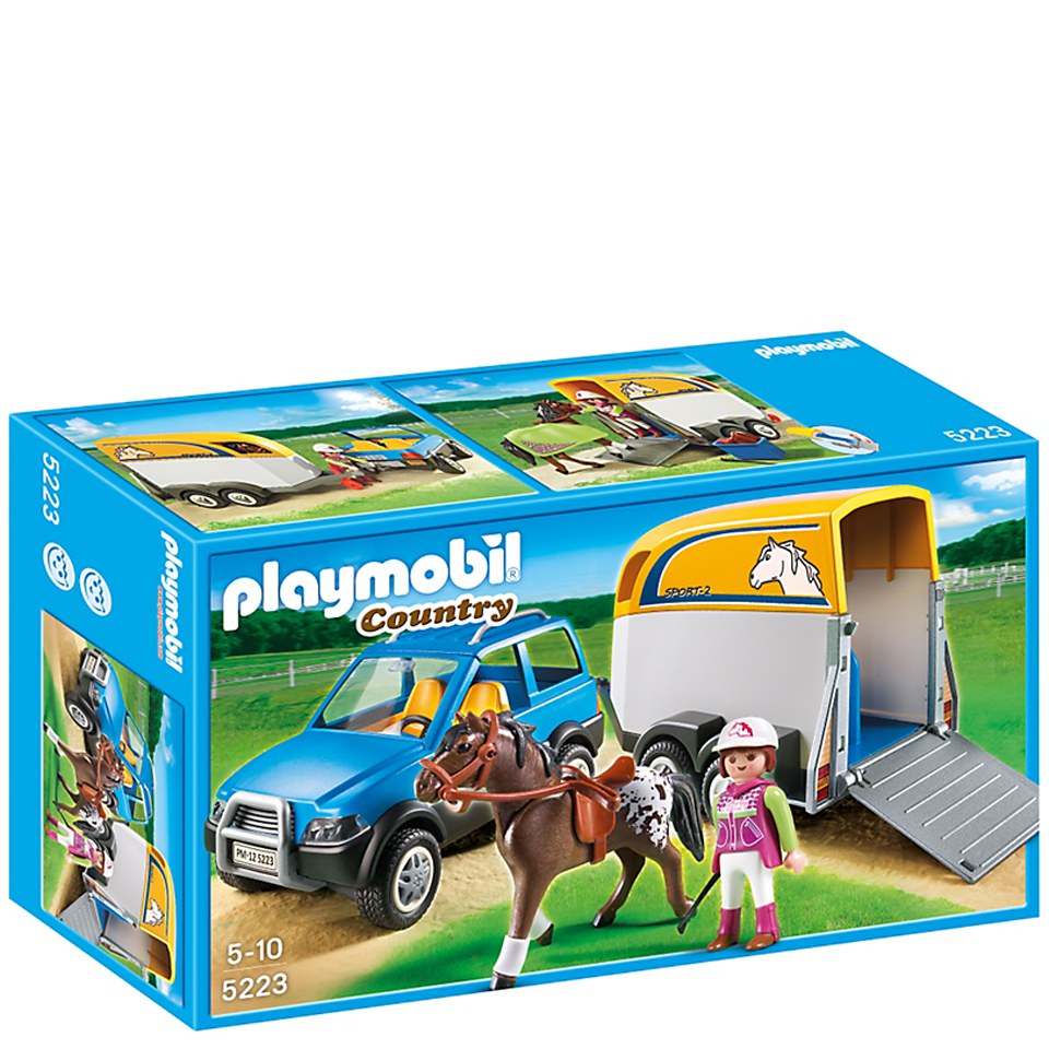 Playmobil Horse Farm SUV with Horse Trailer (5223) Toys - Zavvi UK