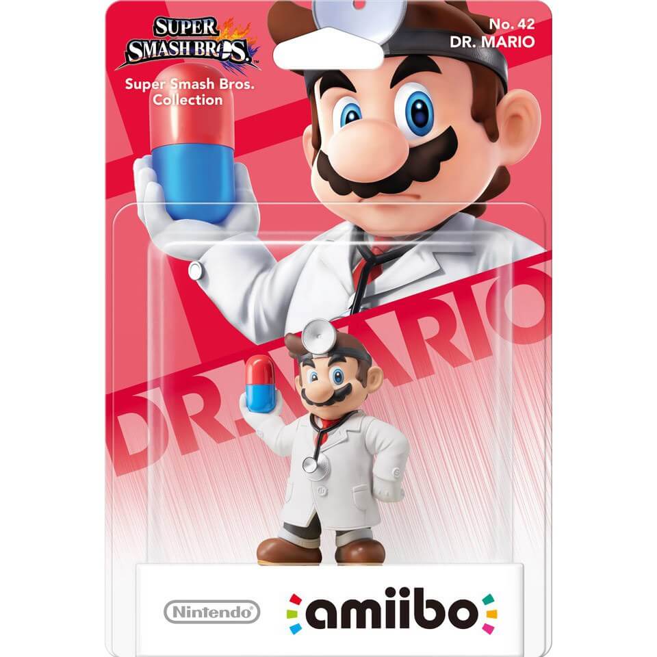 Dr. Mario No.42 amiibo Nintendo Official UK Store