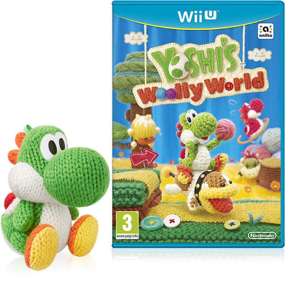 Yoshi's Woolly World + Green Yarn Yoshi amiibo Pack Nintendo Official