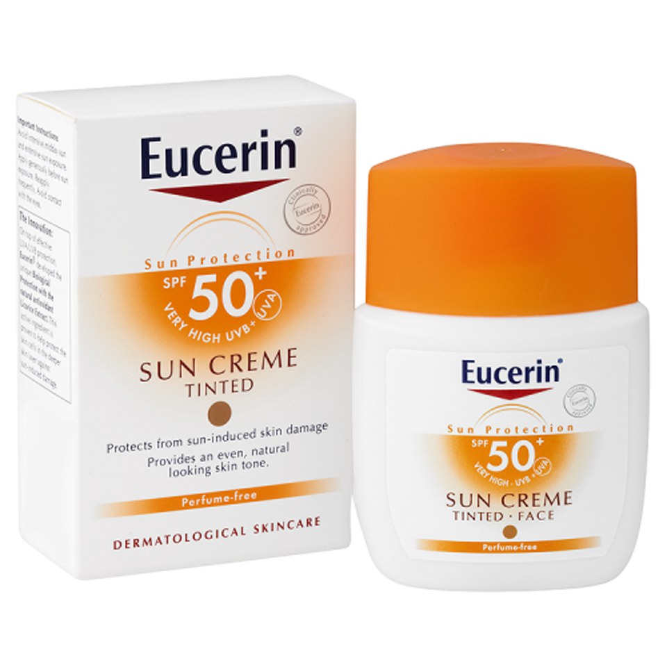 Eucerin® Sun Protection Sun Creme Tinted SPF50+ Very High (50ml ...