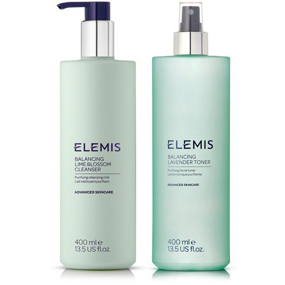 Elemis Supersize Balancing Cleanser And Toner Duo Worth 88 00