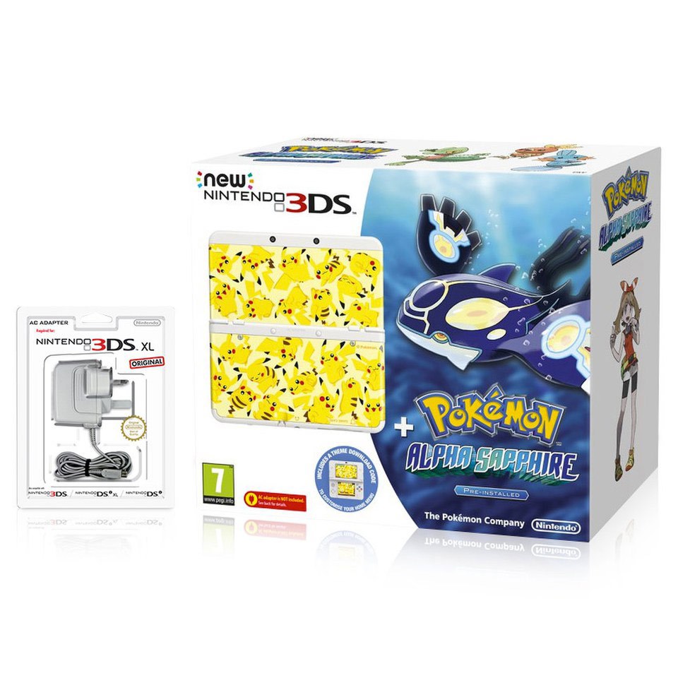 nintendo 3ds with pokemon