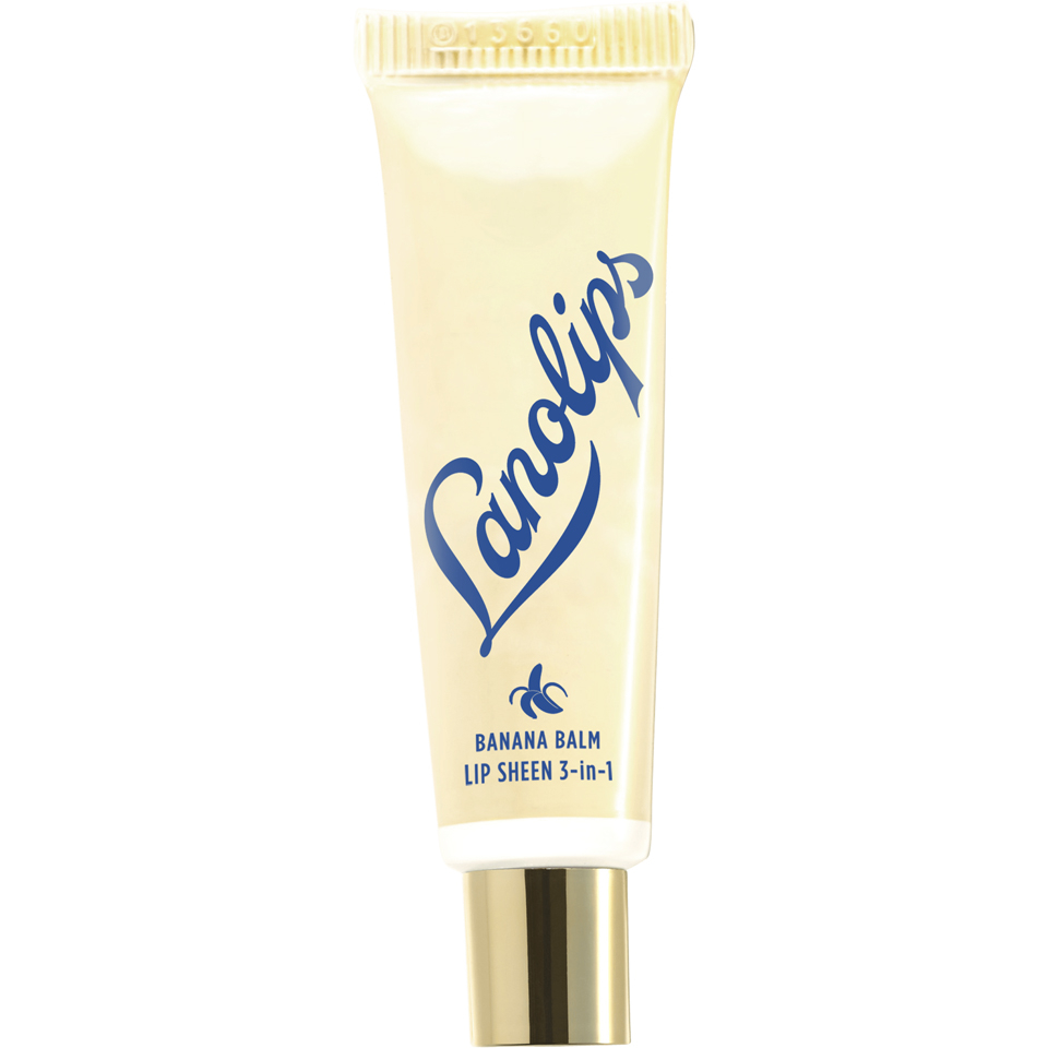 Lanolips Banana Balm Lip Sheen 3-in-1 | Free Shipping | Lookfantastic
