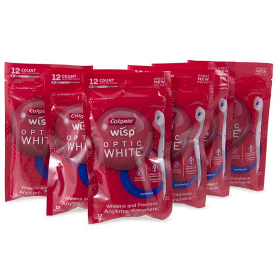 colgate wisp disposable toothbrush