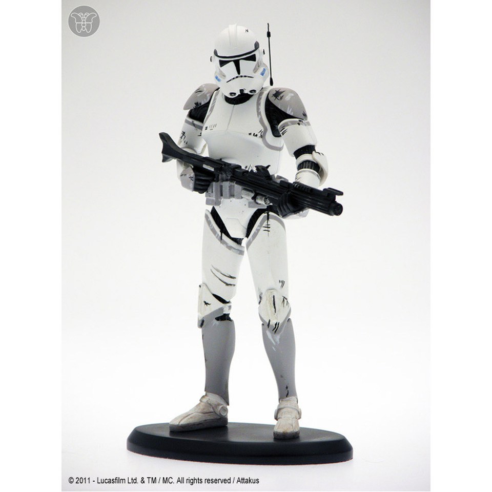 Attakus Star Wars Elite Collection 41st Elite Corps Coruscant Clone Trooper 1 10 Scale Statue