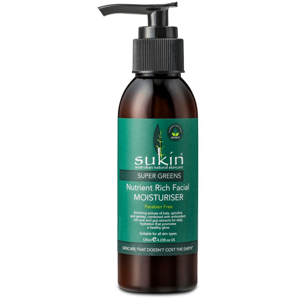 Sukin Super Greens Facial Moisturiser 125ml Lookfantastic Dry skin is a problem that affects a large portion of the population, either occasionally or chronically. sukin super greens facial moisturiser 125ml