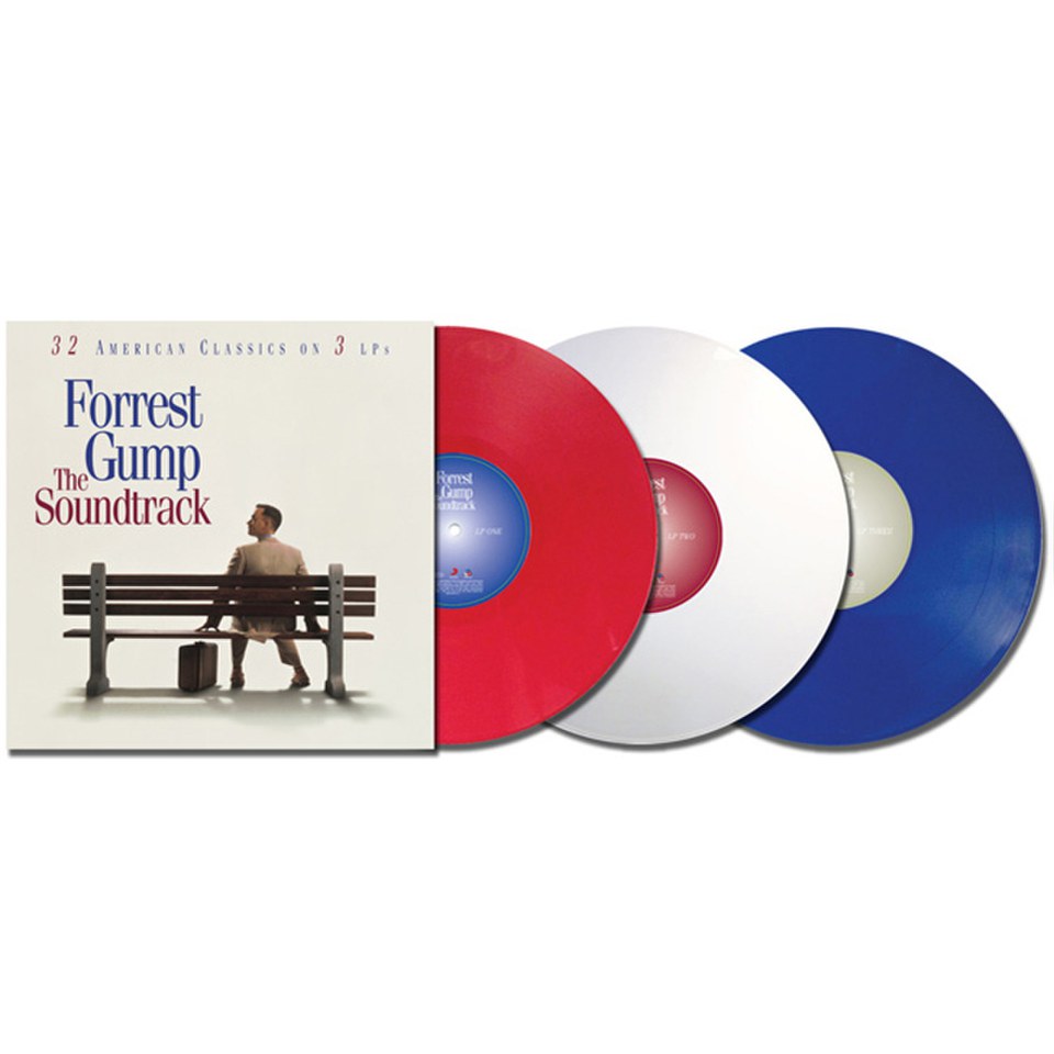 Forrest Gump The Soundtrack 20th Anniversary Ost 3lp Limited Edition Coloured Vinyl Merchandise Zavvi Us