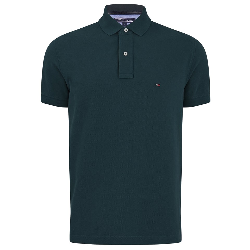 Tommy hilfiger dark green polo hotsell