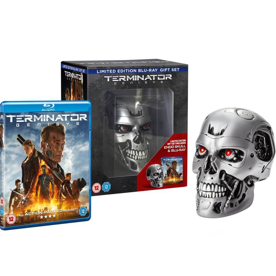 Terminator Genisys Endo Skull Zavvi Exclusive Limited Edition Giftset Bluray Zavvi