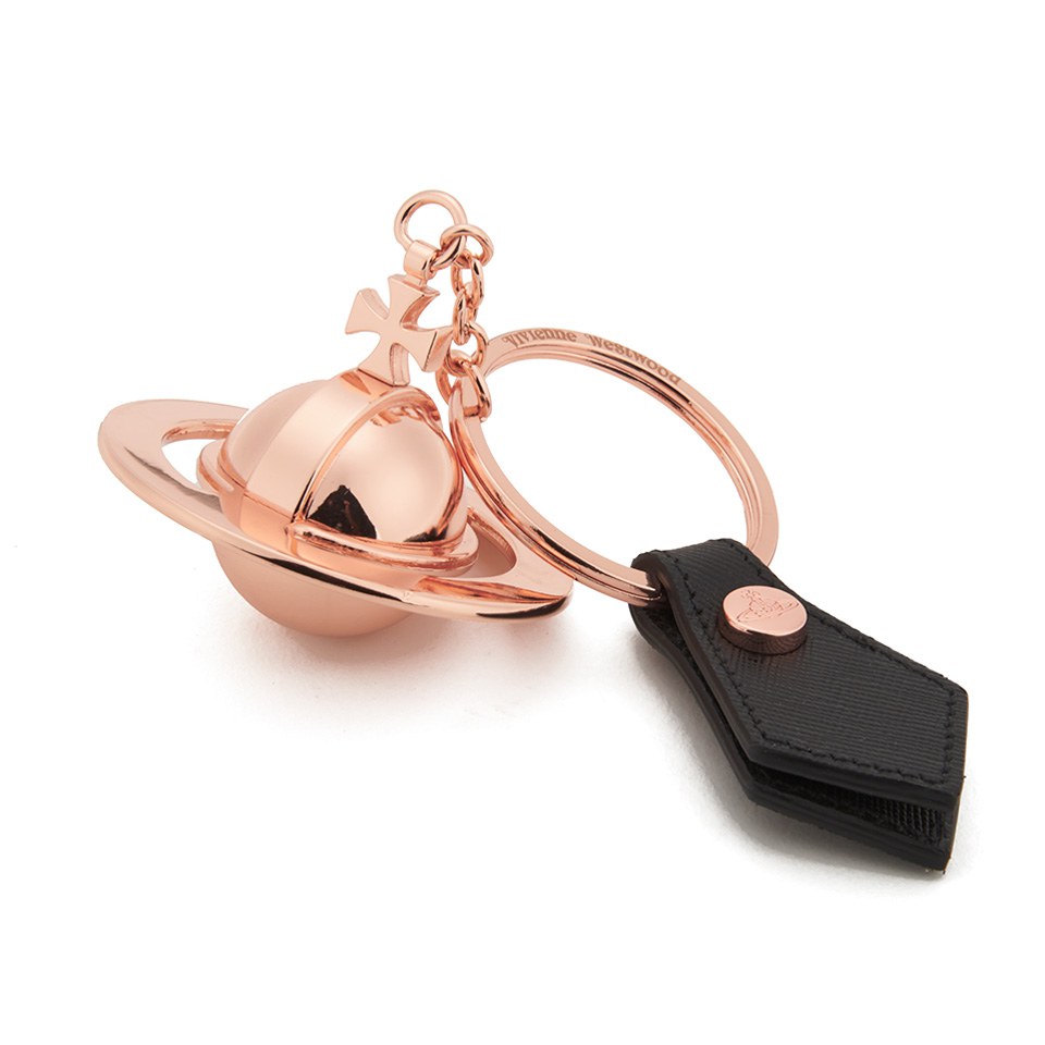 Vivienne Westwood Orb Keyring Black Free Uk Delivery Available
