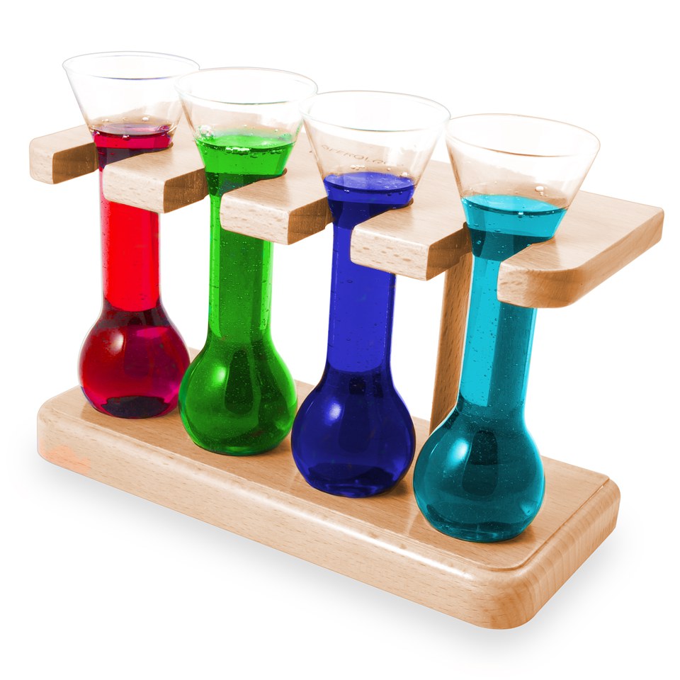 Mini Yard Shot Glasses with Stand (Set of 4) | IWOOT
