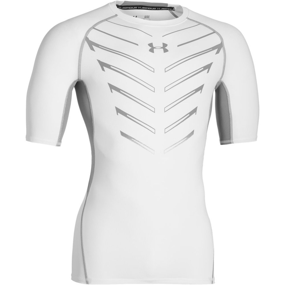 white under armour compression shirt