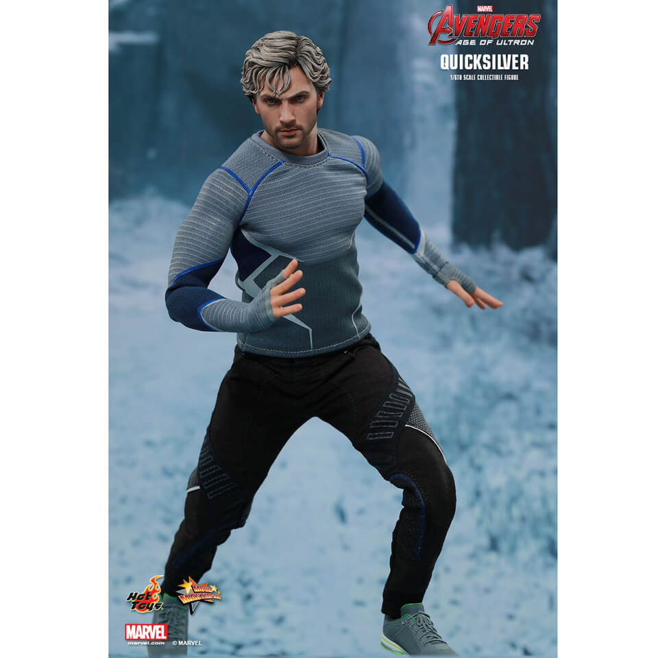 Hot Toys Marvel Avengers Age Of Ultron Quicksilver 1 6 Scale Figure Pop In A Box Us