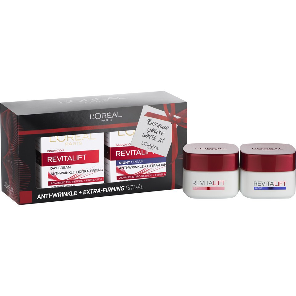 L #39 Oreal Paris Revitalift Day and Night Gift Set Free Shipping