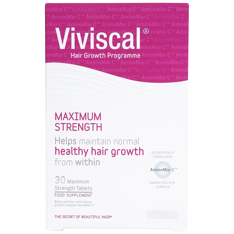 Viviscal Maximum Strength Supplements (30 Tablets) Free Shipping
